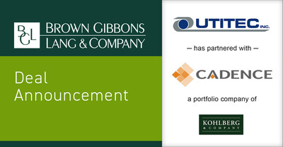 Brown Gibbons Lang & Company (BGL), a leading investment banking and financial advisory firm, is pleased to announce a new partnership between Utitec, Inc. (Utitec), a manufacturer specializing in miniature, deep drawn medical device and commercial components, and Cadence, Inc. (Cadence), a leading contract manufacturer of medical and drug delivery devices and specialty commercial products.