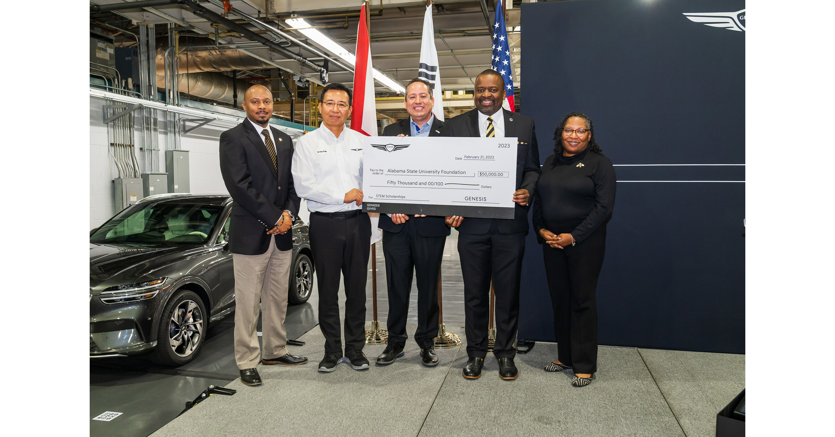 GENESIS GIVES DONATES $50,000 TO ALABAMA STATE UNIVERSITY FOUNDATION FOR STEM EDUCATION