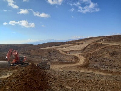 Figure 2 – Construction Start of New Tailings Storage Facility for Zgounder Expansion (CNW Group/Aya Gold & Silver Inc)