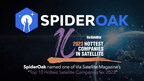 SpiderOak Named One of Via Satellite's 10 Hottest Companies in Satellite for 2023