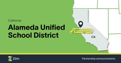 Alameda Unified School District partners with Zūm to provide safe, efficient and sustainable, Special Education Transportation.