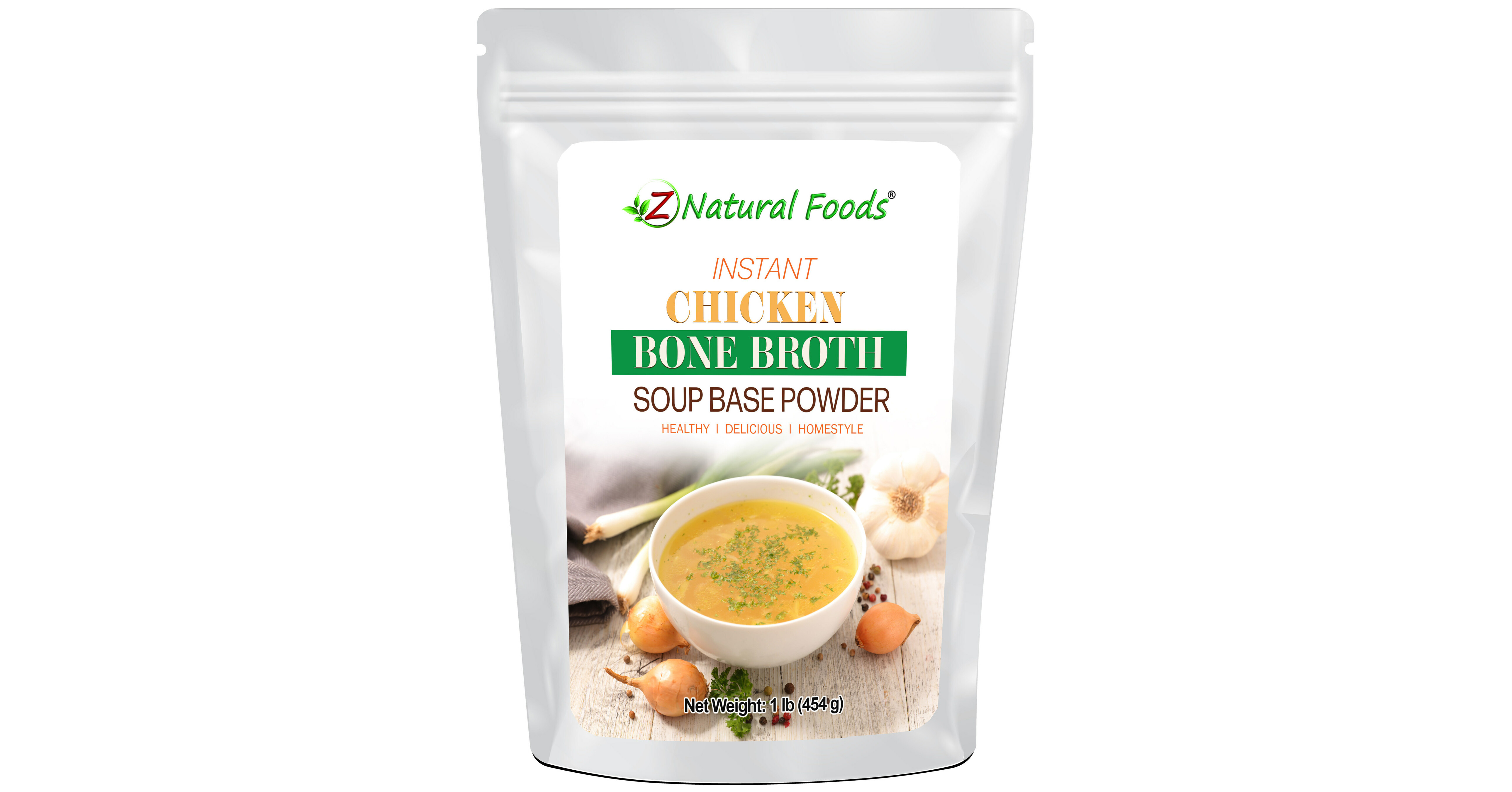 Z Natural Foods® Launches Instant Chicken Bone Broth Soup Base Powder