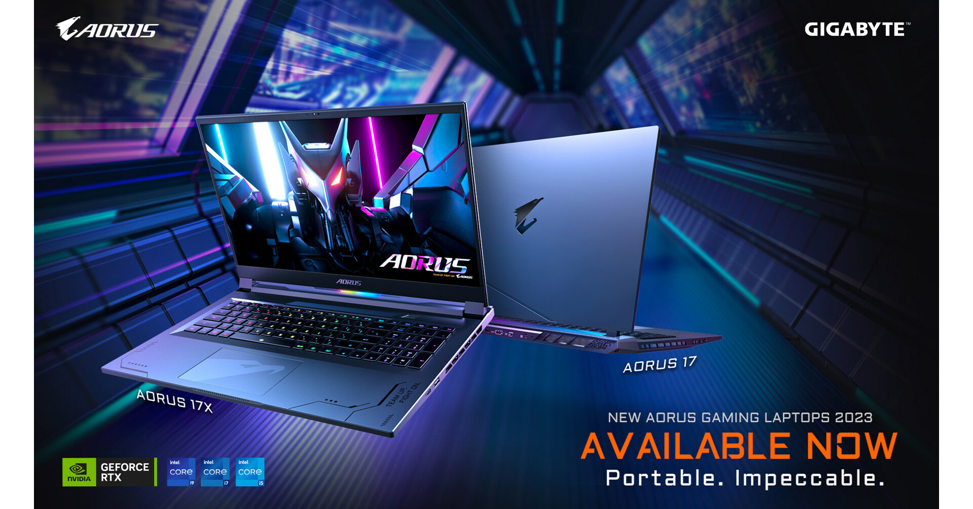 GIGABYTE AORUS 2023 Gaming Laptops Now Available