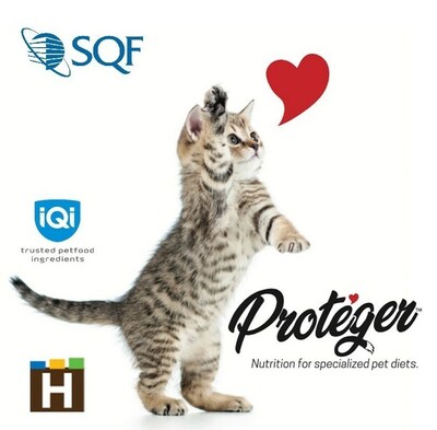 Protéger™ is a fermented, plant protein produced for the pet food industry by Houdek™ at South Dakota's only SQF Certified pet food facility