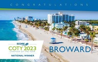 SCORE Broward Awarded 2023 National Chapter of the Year (COTY) for Outstanding Service to Small Businesses
