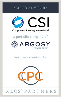 XLCS Partners advises Component Sourcing International in sale to CPC