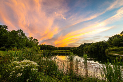 THE CONSERVANCY FOR CUYAHOGA VALLEY - CVNP Sunset At Indigo Lake 