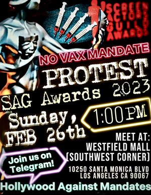 Protest at SAG Awards This Sunday Against Industry's Covid Vaccination Mandate