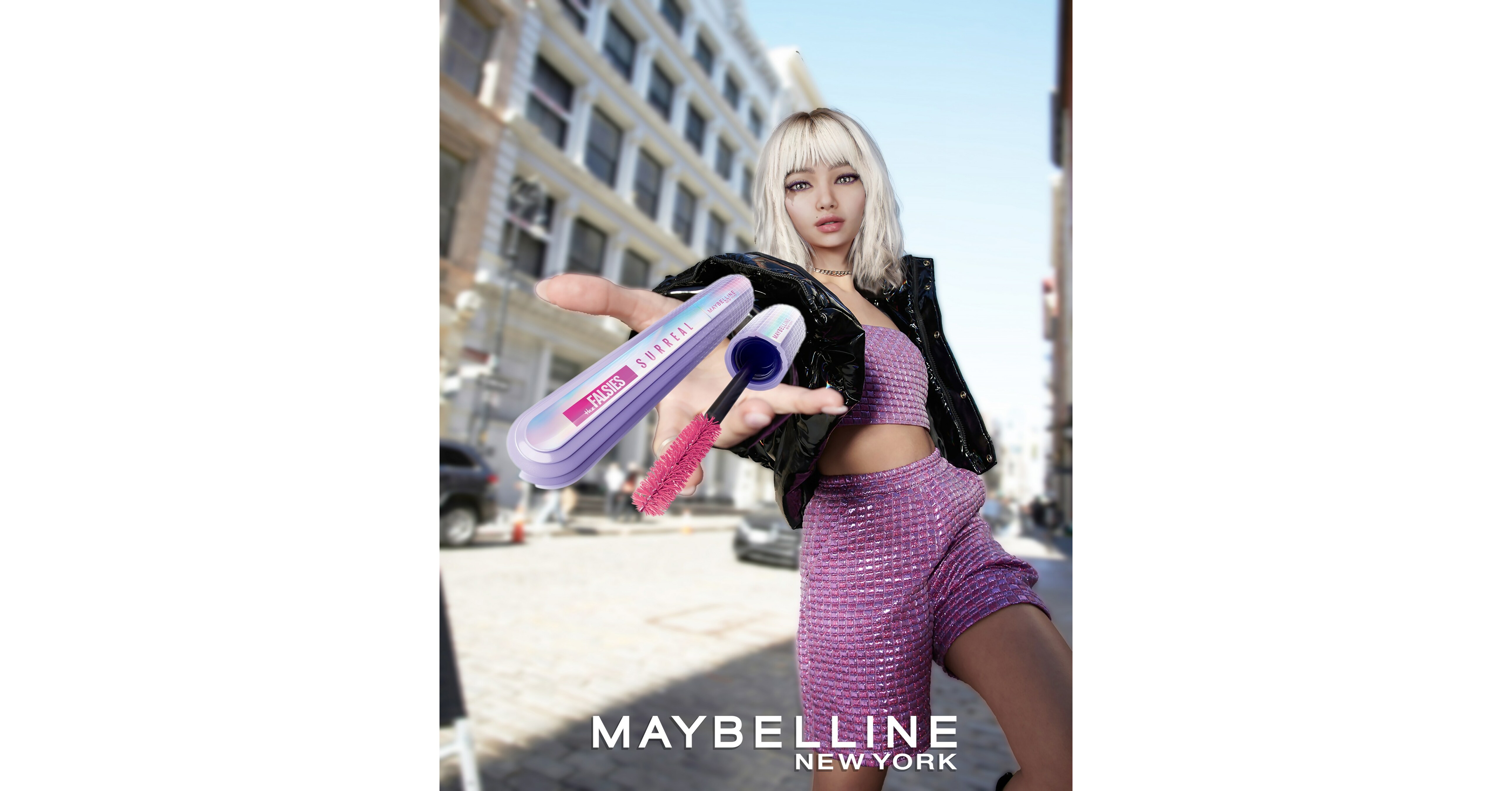 MAYBELLINE NEW YORK LAUNCHES THE EXTENSIONS FEATURING SURREAL FIRST-EVER ITS FALSIES MASCARA AVATAR
