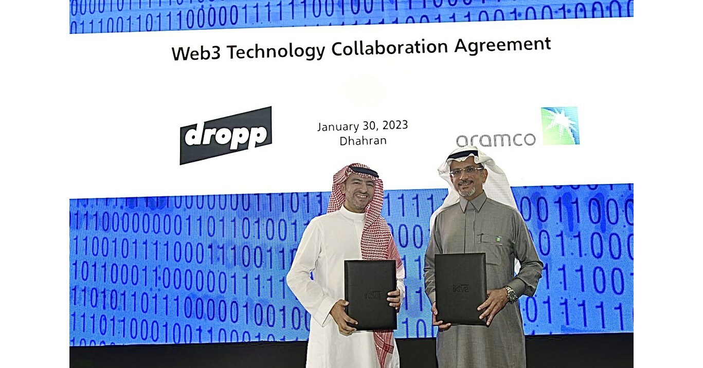 Aramco and droppGroup sign Web3 Technology Collaboration MoU