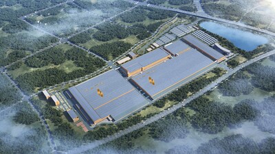 Aerial rendering of NWTN’s Jinhua facility