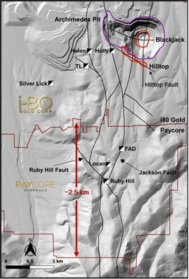 Image 1 – Hilltop Corridor Surface Plan (CNW Group/Paycore Minerals Inc.)