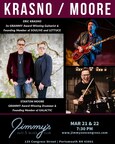 Jimmy's Jazz &amp; Blues Club Features 3x-GRAMMY® Award-Winning Guitarist &amp; Songwriter ERIC KRASNO with GRAMMY® Award-Winning Drummer STANTON MOORE on March 21 &amp; 22 at 7:30 P.M.