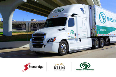 Stoneridge, KLLM Transport Services and Frozen Food Express Announce Adoption of Stoneridge’s MirrorEye® Camera Monitor System.
