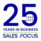 销售焦点公司推出25周年纪念标志