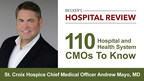 Becker's Hospital Review Names St. Croix Hospice's Dr. Andrew Mayo One of 110 Chief Medical Officers to Know Nationwide