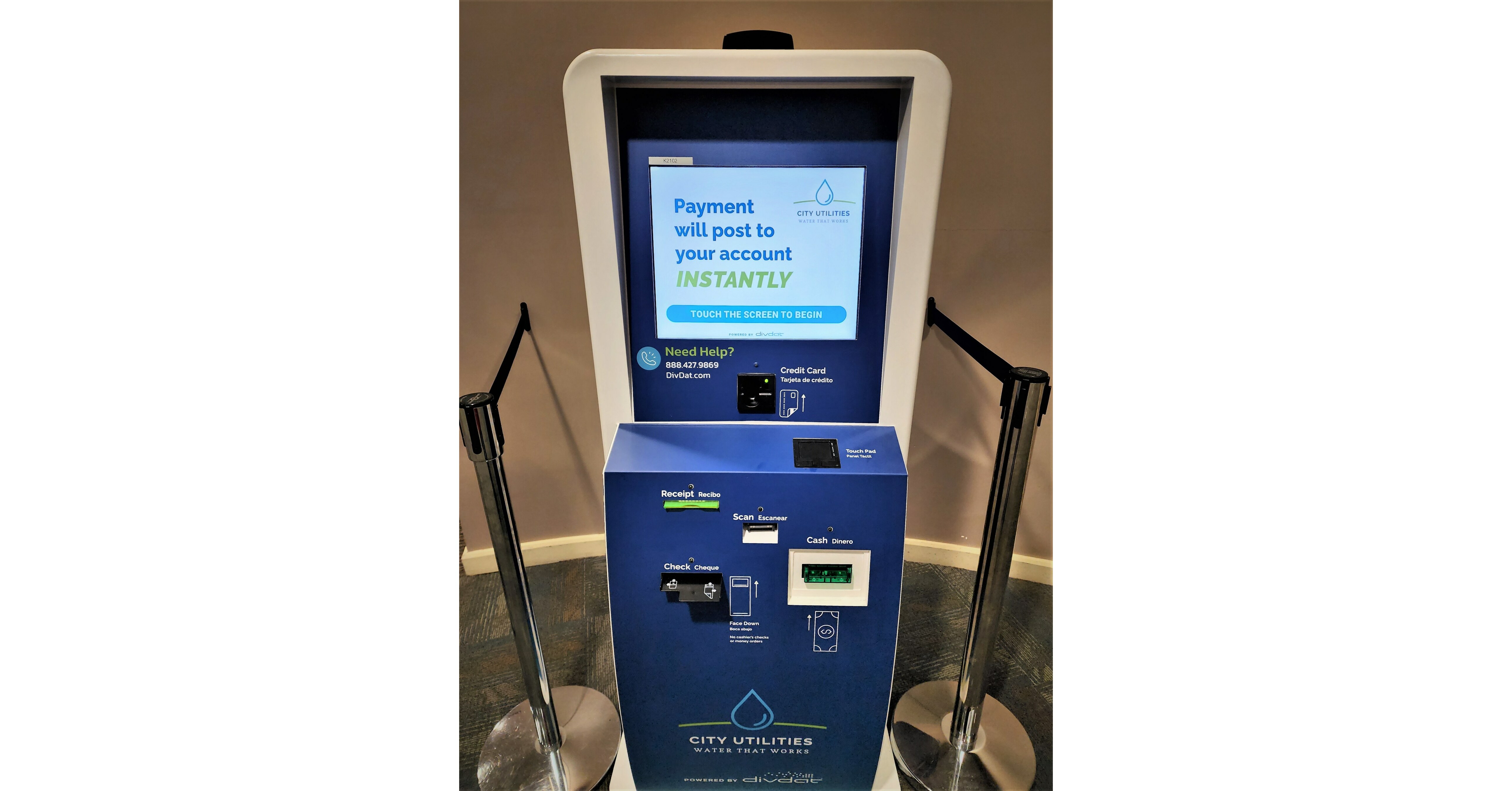 DivDat Bill Payment Kiosks Deployed in Fort Wayne in Support of City Utilities Customers