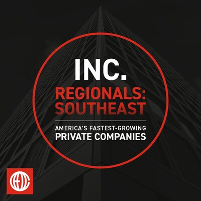 The Inc. 5000 Regionals: Southeast list is the most prestigious ranking of the fastest-growing private companies based in Alabama, Arkansas, Florida, Georgia, Kentucky, Louisiana, Mississippi, Puerto Rico, South Carolina, and Tennessee.