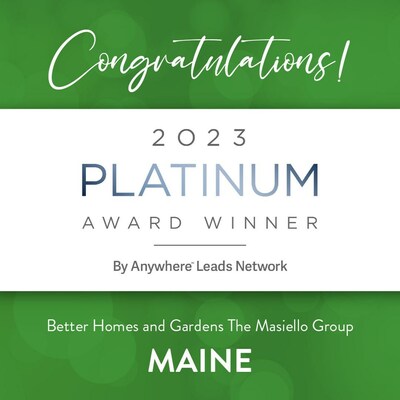 Anywhere Leads Award Winner for Maine