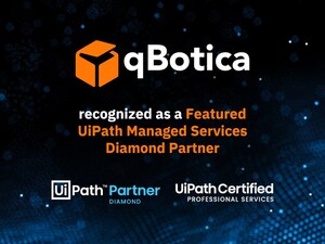 qBotica Named a UiPath Featured Diamond Partner