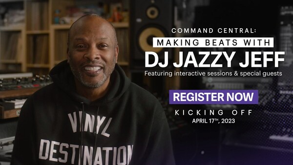 Register Now for Making Beats with DJ Jazzy Jeff