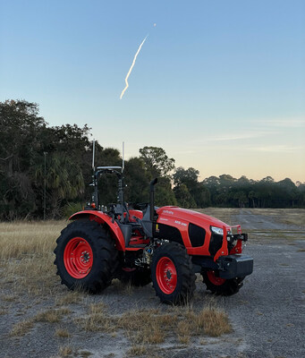 The first autonomous tractor units delivered to Patrick Space Force Base by Sabanto