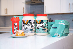 GHOST® and Cinnabon® Collab on New GHOST® Vegan and Whey Flavor Protein Powder