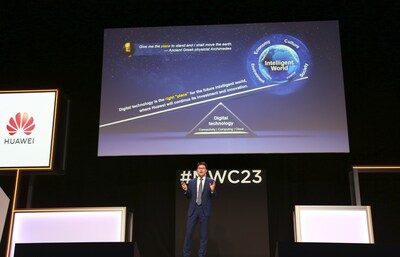 Bob Chen, Vice President of Huawei Enterprise BG, delivered a keynote speech