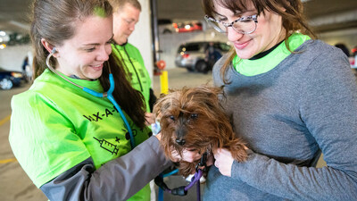 Petco Love is encouraging its animal welfare partners, like Charleston Animal Society (pictured here), to host free vaccine clinics during National Pet Vaccination Month.