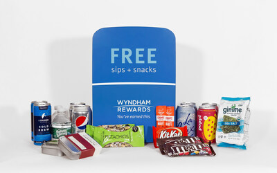 Wyndham Rewards is giving away the minibar—literally. Throughout the month of March, members staying at select hotels and resorts across North America will have a chance to receive one of 100 limited-edition Wyndham Rewards minibars stocked with free snacks and for one lucky guest, over a month of free stays. It’s all in celebration of welcoming the program’s upcoming 100 millionth enrolled member.