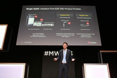 Vincent Liu, President of Huawei's Global Enterprise Network Marketing & Solutions Sales Dept (PRNewsfoto/Huawei)