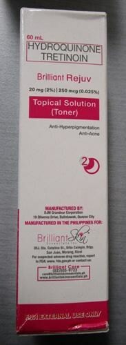 Solution topique (tonique) rajeunissante Brilliant Skin Essentials Topical Solution (Toner) (Groupe CNW/Santé Canada)