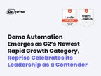 Demo Automation Emerges as G2's Newest Rapid Growth Category, Reprise Celebrates its Leadership as a Contender