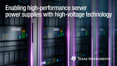 Enabling high-performance server power supplies with high-voltage technology