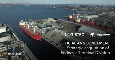 LOGISTEC Announces Strategic Acquisition of Fednav's Terminal Division, Expanding its Network in North America (CNW Group/Logistec Corporation)