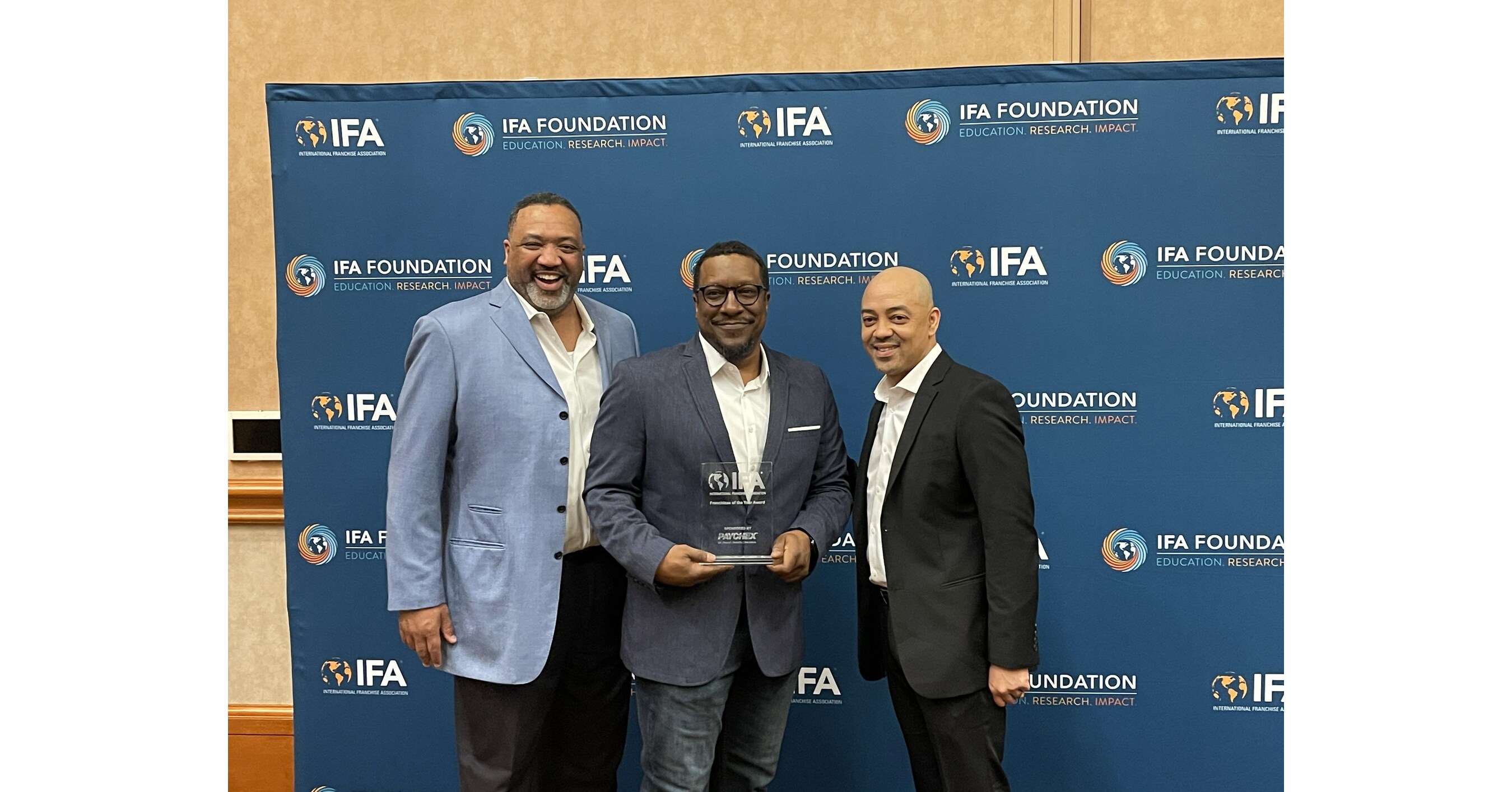 Carl Williams, Russell Thomas, and Mark McCain of Athletic Republic