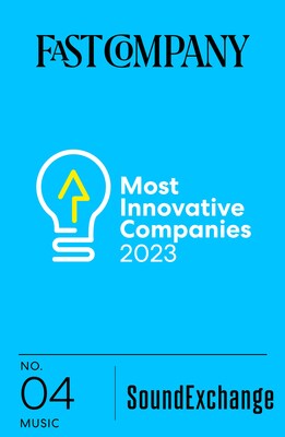 SoundExchange has been named one of Fast Company's Most Innovative Companies for 2023.