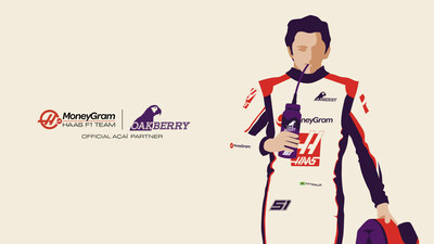 OAKBERRY will join MoneyGram Haas F1 Team as the first official açaí partner, with branding on both wings of the team's car, the race suit of Brazilian Driver, Pietro Fittipaldi, the team’s drinking bottles and additional branded merchandise.