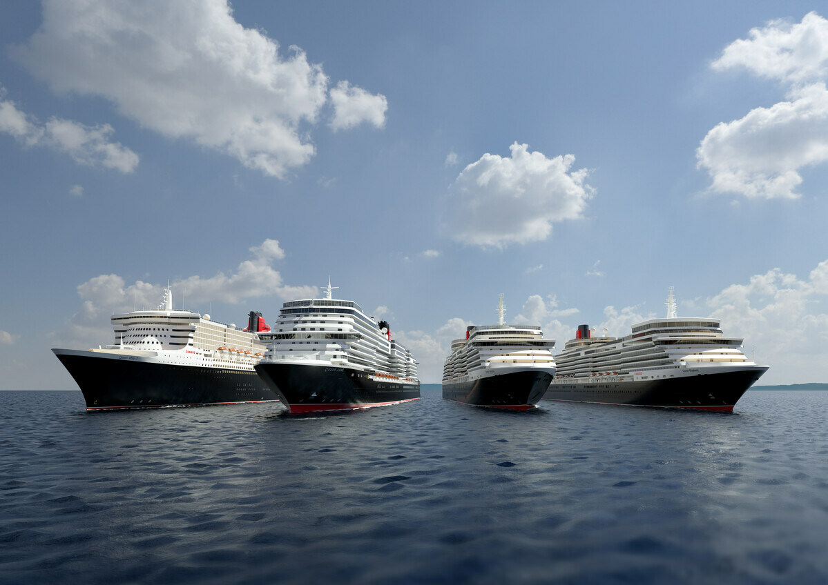 Cunard Announces 2025 Winter Program. Newest Ship Queen Anne Embarks on Maiden World Voyage. Queen Elizabeth Announces Summer 2024 Itineraries in Alaska (Image at LateCruiseNews.com - March 2023)