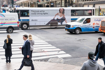 Sheertex Rolling Out New Transit Ads Showcasing its'Really Strong Tights' with OUTFRONT Media WeeklyReviewer