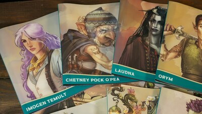 Organize and store your notes, character sheets, and spell cards in a RPG Folio for Critical Role!