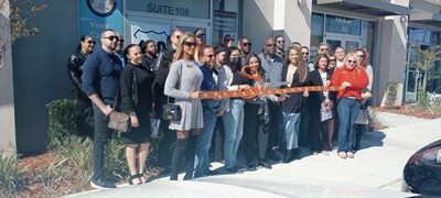 160 Driving Academy Orlando Leadership Team Celebrates their Official Ribbon Cutting Ceremony