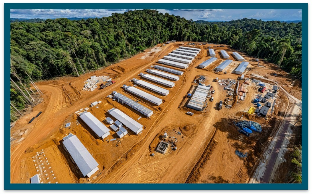 Figure 5 – Permanent Camp Construction (CNW Group/G Mining Ventures Corp)