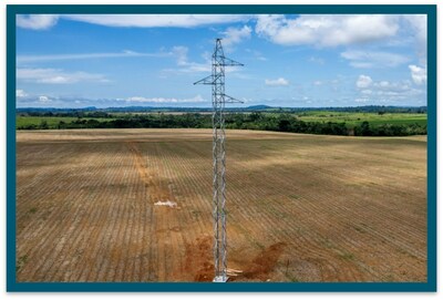 Figure 8 – Transmission Line Tower (CNW Group/G Mining Ventures Corp)