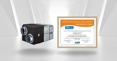 LG RECOGNIZED WITH AHRI PERFORMANCE AWARD FOR SIXTH CONSECUTIVE YEAR