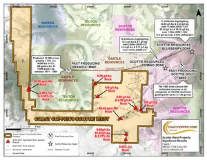 Coast Copper Provides Update on Scottie West property and Jeff Kyba Joins as Technical Advisor