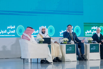 The International Conference on Justice "aims to build judicial partnerships and enable the transfer of knowledge and expertise to enhance justice around the world," said Saudi Minister of Justice, H.E. Dr. Walid Al-Samaani. (PRNewsfoto/Saudi Ministry of Justice (MOJ))