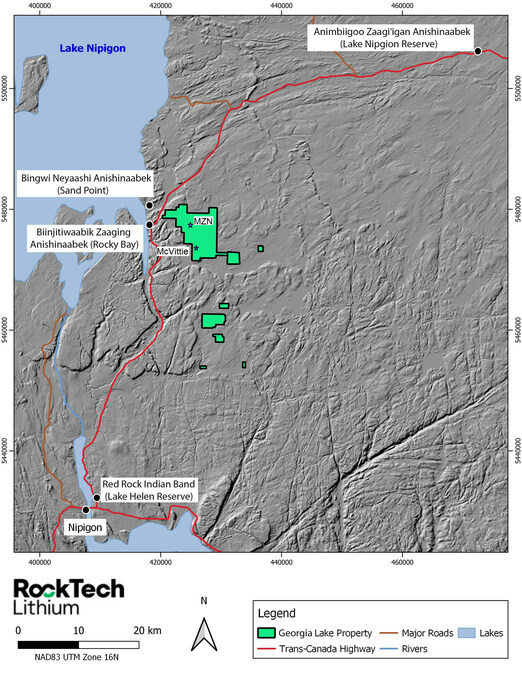 Rock Tech Initiates 2023 Exploration Drilling Program to expand the Georgia Lake Resource Potential, Targeting extensions to the MZN and McVittie Spodumene Pegmatites - Vimarsana News
