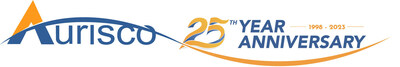 Aurisco 25th anniversary logo