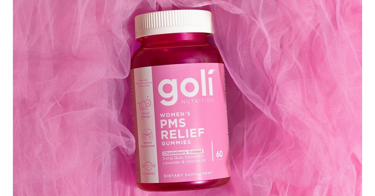 Goli Nutrition Announces the Launch of Women's PMS Relief Gummies